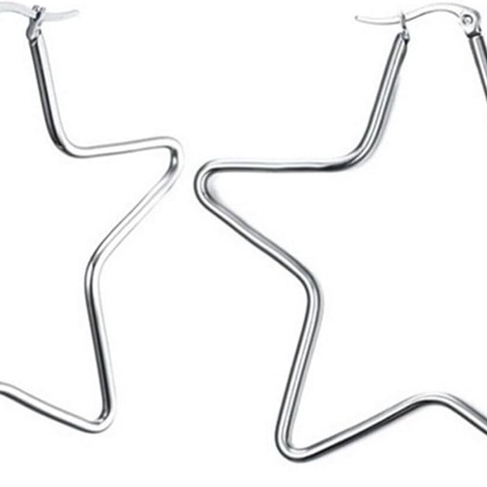 Hoop Earrings for Women Black Gold Plated Loops Drop Earring Fashion Jewelry